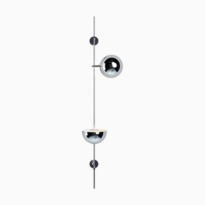 Lámpara de pared A24-1500 de cromo de Disderot