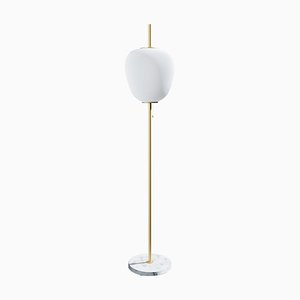 Lampadaire J14 en Laiton Doré de Disderot
