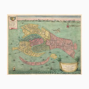 Karte von Venedig aus dem frühen 18. Jahrhundert