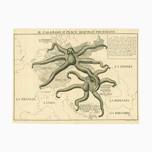 British WWI Propaganda Poster for Italian Readers, 1890s