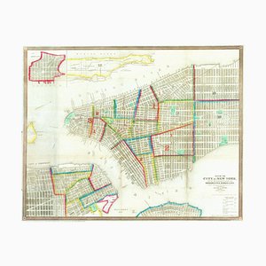 Mid-19th Century Town Plan of New York City