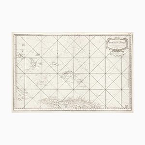 Große und detaillierte Karte der Bahamas, 1700