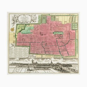 Stadtplan von Den Haag aus dem 18. Jh