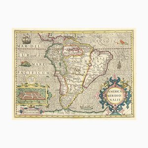 Carte de l'Amérique du Sud, Pays-Bas, début du 17e siècle, 1633