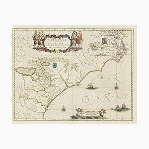 Virginia & Florida Map, 1600s