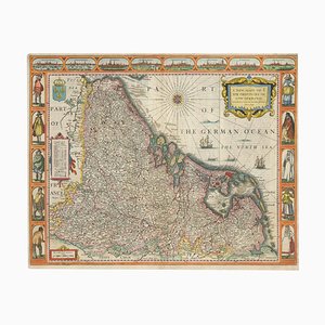Carte Classique des Pays-Bas et de la Belgique