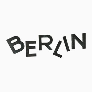 Anuncios Letters Berlin, años 50. Juego de 6
