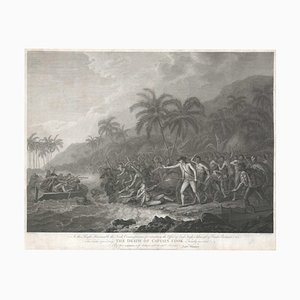 Tod von Captain Cook, 1700er, Radierung