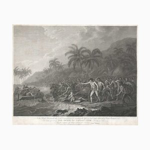 Death of Captain Cook, 1700s, Etching