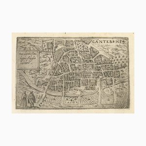 16th Century Italian Map of Cambridge