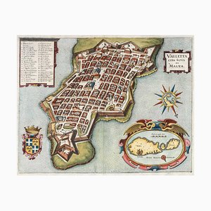 Plan von Valletta . aus dem 17. Jh