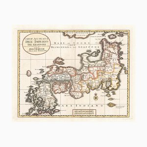 Erster Zustand der Tirion-Albrizzi-Karte von Japan