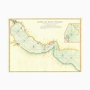 Karte des Persischen Golfs aus dem 18. Jahrhundert