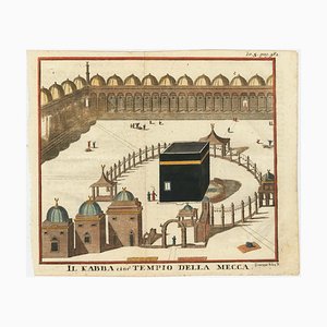 Thomas Salmon, Die Kaaba im Tempel von Mekka, 1738, Gravur