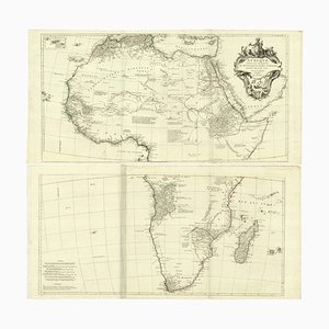 Venetian Edition of Danvilles Wall Map of Africa