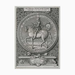 Great Seal of Richard Cromwell with a Prospect of London