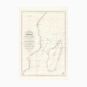 Spanish Sea Chart of Madagascar and Mozambique