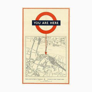 Póster de You Are Here para la estación de metro London Bridge