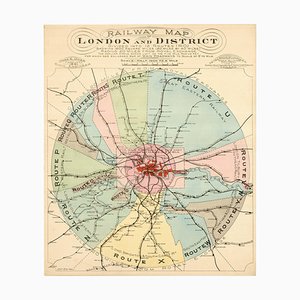 London's Railway Network, Late 19th Century