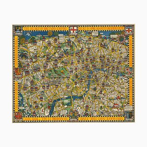 El famoso mapa Wonderground de Londres, años 20