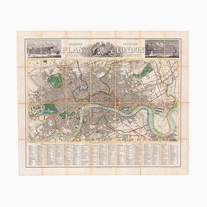 Tourists Plan of London for the Great Exhibition of 1851