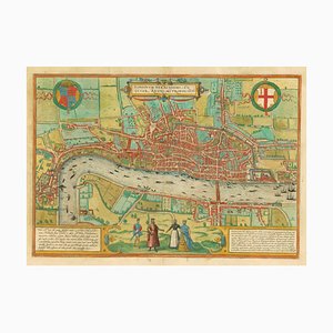 Printed Map of London