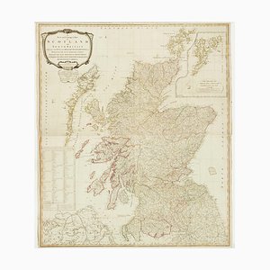 Wandkarte von Schottland