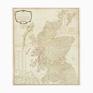 Wall Map of Scotland
