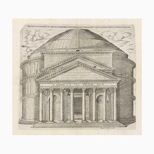 Rome's Pantheon, 1600s, Engraving