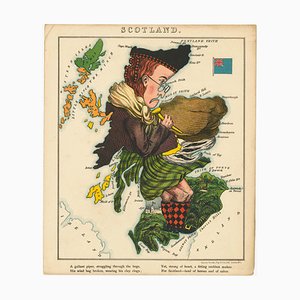Satirical Map of Scotland