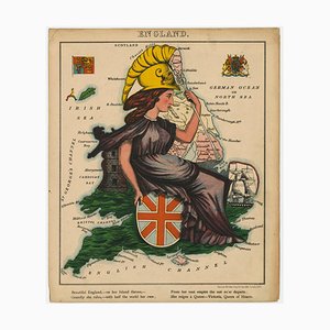 Allegorische Karte von England