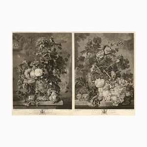 After Dutch Master, Stillleben, Mezzotinta, 2er Set