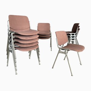 Chaises DSC 106 par Giancarlo Piretti pour Anonima Castelli, 1970s, Set de 12