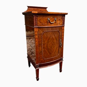 Mahogany Inlaid Bedside Cabinet from Maple & Co., 1900s