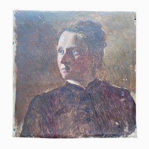 Paulina Odenius, Self-Portrait of Artist, Late 19th Century, Oil on Canvas