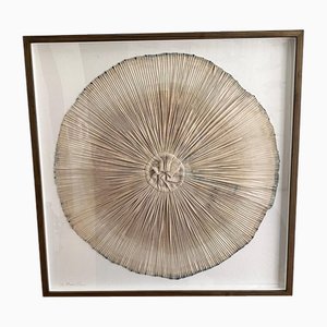 Thai Artist, Fabric Circle, 1990s, Framed