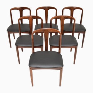 Danish Dining Chairs attributed to Johannes Andersen from Uldum Møbelfabrik, 1960, Set of 6