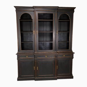 Louis XVI Style Black Bookcase, 1970s