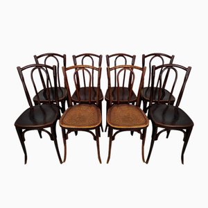 Bistro Chairs from Thonet, 1890s, Set of 8