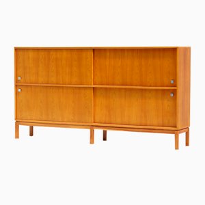 Large Honeycolored Highboard by Alfred Hendrickx for Belform, 1960s