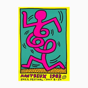 Affiche Keith Haring, Montreux Festival De Jazz, 1983, Sérigraphie