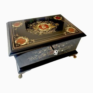 Black Wood Jewelry Box