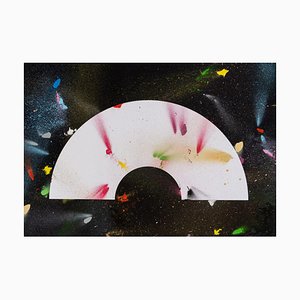 Liam Hopkins, Corona Paintborne 1.4, Spray Paint on Paper