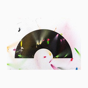 Liam Hopkins, Corona Paintborne 2.2, Spray Paint on Paper