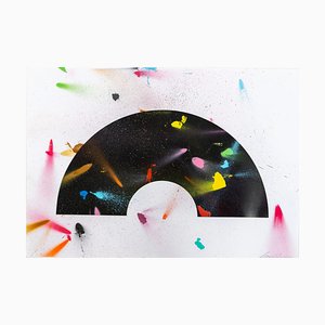 Liam Hopkins, Corona Paintborne 2.3, Spray Paint on Paper