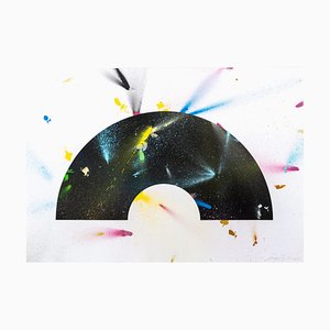Liam Hopkins, Corona Paintborne 2.5, Spray Paint on Paper