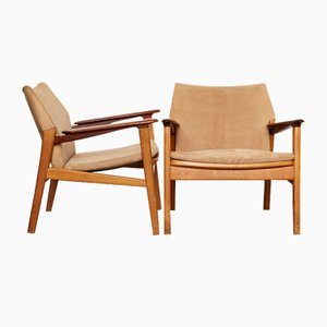 Easy Chairs by Hans Olsen for Verner Birkholm, 1950s, Set of 2