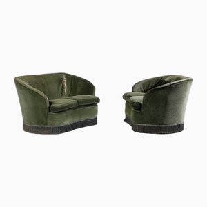 Canapés Twin par Gio Ponti, 1950s, Set de 2