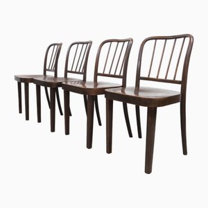 A 811/4 Dining Chairs by Josef Hoffmann Thonet, 1930s, Set of 4