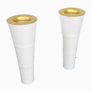 Lampade da terra Fackla postmoderne di Carl Öjerstam e Magnus Elebäck per Ikea, anni '90, set di 2